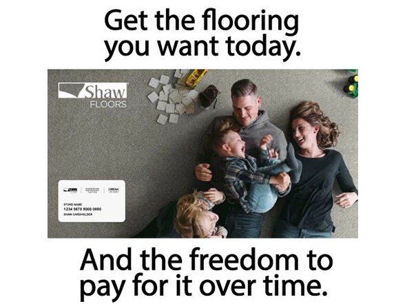 financing with Wells Fargo - Shamrock Carpets in Uniontown, PA